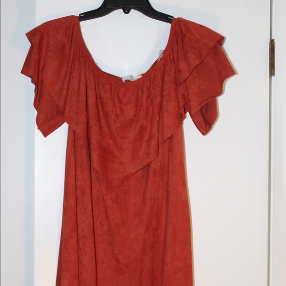 Suede cocktail dress - Picture 3 of 8